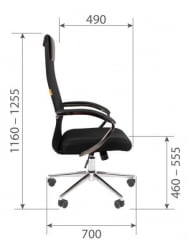 Кресло руководителя CHAIRMAN 612 Серый