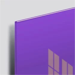 Доска магнитно-маркерная стеклянная BRAUBERG 45х45 см Фиолетовая