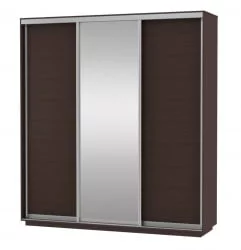 Шкаф-купе коричневый Экспресс Медиум-1 1800х2200х Дуб венге / 1800х2200h