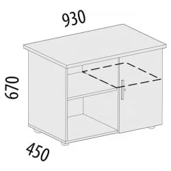Тумба под стол Цезарь 21.06