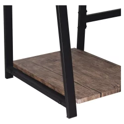 Письменный стол с полками BRABIX LOFT CD-006 Мореный дуб