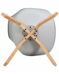 Стул обеденный DOBRIN JERRY SOFT Светло-серый GR-01