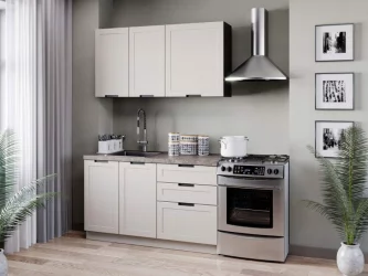 Шкаф кухонный 600 высокий Джамис ЛД 296.450.000.154 Черный Кашмир