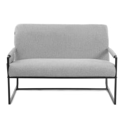 Диван Charli LUX/Чарли Люкс велюр/букле, VT shape silver