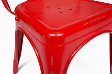 Стул LOFT CHAIR (mod. 012) металл, 45*35*85см, красный/red vintage