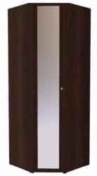 Шкаф угловой Зеркало Sherlock 63 Орех шоколадный (спальня)_67001