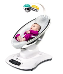 Электронное кресло-качалка 4Moms Mamaroo 4.0 Серебро