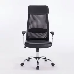 Кресло офисное BRABIX Flight EX-540 экокожа Черный