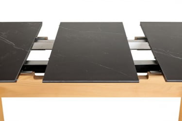Стол раздвижной Нарвик Ceramic 140-180 Automatic Natur/Dark marble