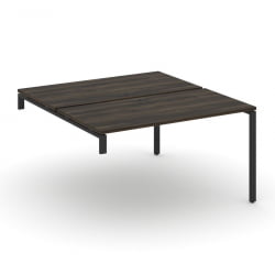 Двойной стол-надставка на опорную тумбу CОНCЕПТ CН.ДСН-003 Дуб Мали Черный / CONCEPT CN.DSN-003