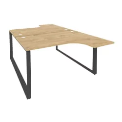 Рабочая станция на О-образном м/к ОНИКС О.МО-Д.СА-3 Тиквуд Светлый/Антрацит / ONIX O.MO-D.SA-3