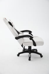 Кресло спортивное TopChairs Phantom бело-черный