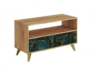 Тумба дизайнерская ТМ-005  дуб крафт золотой/TROPICAL