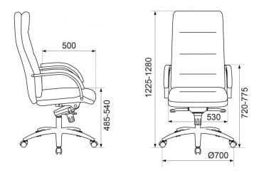 Кресло руководителя Бюрократ T-9927SL Светло-коричневый