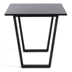 Стол COSTA ЛДСП/HPL/металл, 120 х 80 х 75 см, Гранит темный/черный