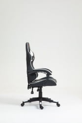 Кресло спортивное TopChairs Shadow черно-белый