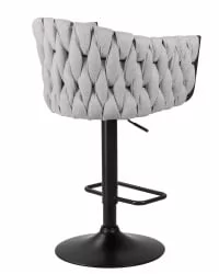 Стул барный DOBRIN LEON Серая ткань LAR 275-17