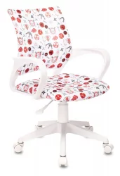 Кресло детское Бюрократ KD-W4/NRTO-WH