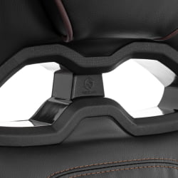 Кресло Arena metalBL кож/зам, черный/черный карбон, 36-6/карбон черный