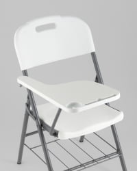 Складной стул банкетный со столиком и полкой