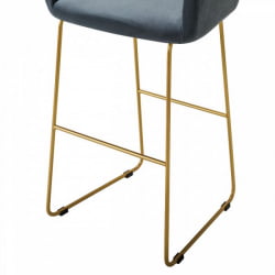 Кресло Бар Oscar Б Diag grey/Линк золото