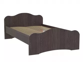 Кровать двуспальная Фант двойная 1600x2000 мм Ясень анкор темный