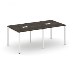 Стол переговорный (2 столешницы) CОНCЕПТ CН.ПРГ-021 Дуб Мали Белый / CONCEPT CN.PRG-021