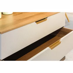 Комод Сканди с 3 ящиками Грей