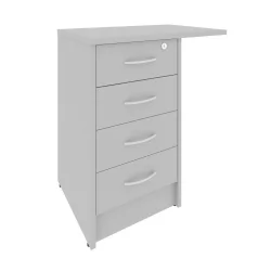 Тумба приставная с фолдингом Riva А.ТП-4.3F-S Серый