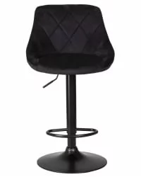Стул барный DOBRIN LOGAN BLACK Черный велюр MJ9-101