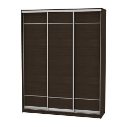 Шкаф-купе B-230х180х60-2(Венге-D7D7D7)