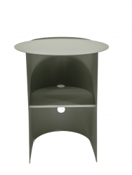 Журнальный столик Floire металл оливковый