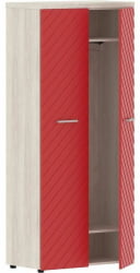 Гардероб Torr LUX TLCW 85 Сосна Эдмонд Красный
