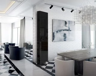 Черный шкаф в черном стекле Drive SP Черный