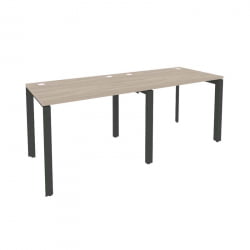 Рабочая станция на П-образном м/к ONIX O.MP-RS-2.1.7 Дуб Аттик/Антрацит