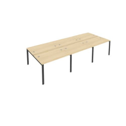 Рабочая станция на 6 раб.места Метал Сйстем Б.СМ-6.2 Акация/Антрацит / Metal System