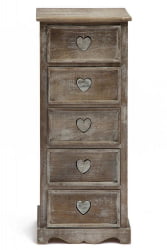 Тумба с 5 ящиками Secret De Maison PETIT AMOUR ( mod. HX16-003NS ) Натуральный антик