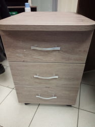 Тумба подкатная Glassy 3.14.10 Дуб Верцаска