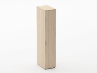 Шкаф для одежды узкий Glassy 6.19.30Пр Орех