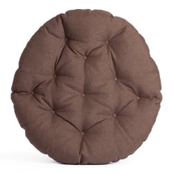 Кресло CLOUDE рогожка/металл, 97х98х90-96см, коричневый, 3М7-147