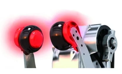 Кресло массажное Sensa Lounger Бежевый Коричневый