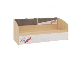 Кровать Энерджи MDE-07 Дуб сонома Белый