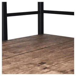 Стол на металлокаркасе BRABIX LOFT CD-005 Мореный дуб