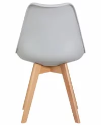 Стул обеденный DOBRIN JERRY SOFT Светло-серый GR-01