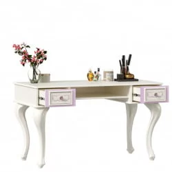 Стол письменный с банкеткой Маркиза 02 Алебастр Шампань