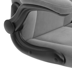 Кресло геймерское BAZUKA metalBL велюр, серый, 29