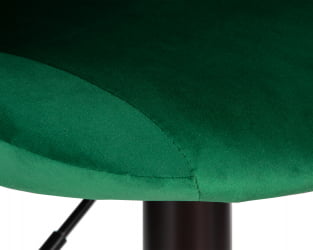 Стул барный DOBRIN LOGAN BLACK (зеленый велюр (MJ9-88)) 2 шт