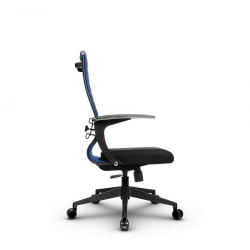 Кресло офисное МЕТТА B 2b 19/U158, Основание 17832 Комплект 4 Синее Черное