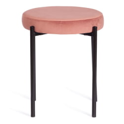 Дизайнерский стул REVO (mod. 7034) ткань/металл, 44 х 44 х 47 см, коралловый barkhat 15 /черный