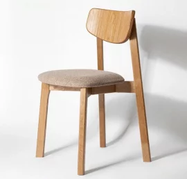 Стул с мягким сиденьем Вега Sand жаккард Дуб золотой